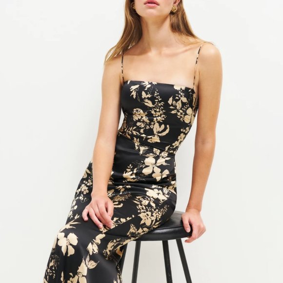 Reformation Dresses & Skirts - Reformation Frankie Silk Dress - Gisele